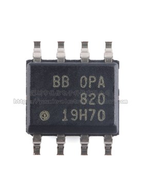 原始的Opa820Idr soc -8单元增益稳定,低噪声电压反馈运算放大器