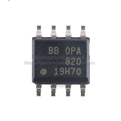 原始的Opa820Idr soc -8单元增益稳定,低噪声电压反馈运算放大器