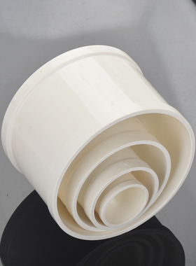 50/75/110/160PVC加厚排水管无台阶直接头加长直通抢修补漏配件