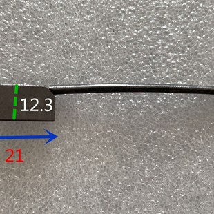 碳刷6X12.3长21导线J201