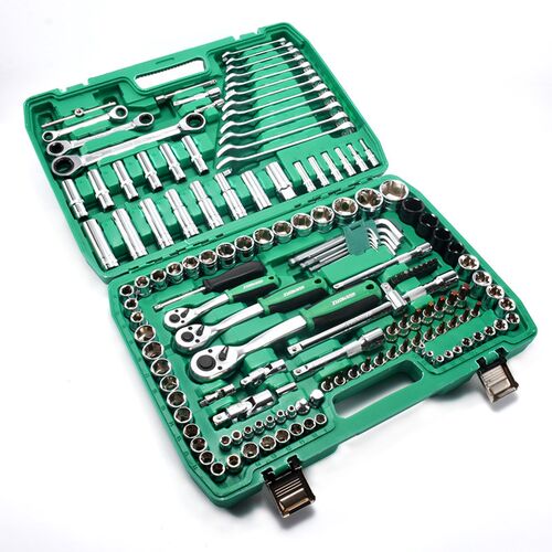 150件套筒扳手组套套管汽修快速棘轮修车工具套装多功能汽车修理