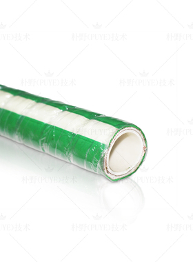 耐酸碱耐DMF溶剂波纹化工软管铁氟龙特氟龙NMP电解液专用管绿色管