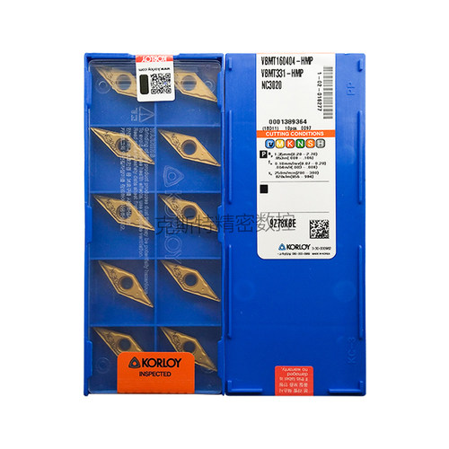 正品克洛伊数控菱形刀片 VBMT160404-HMP NC3020 NC3030 加工钢件