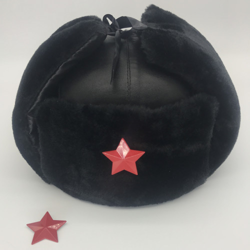 全铝立体高档帽子上的五角星徽章金属装饰胸针国庆胸别针红星闪闪
