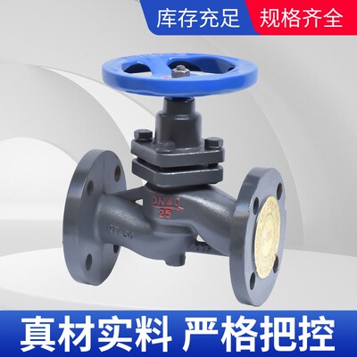 U41S-16法兰式柱塞阀高温 蒸汽锅炉 截止阀 阀门 DN25 324050国标