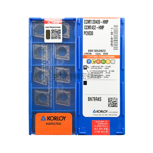 正品克洛伊数控刀片 CCMT120408-HMP PC9030 加工不锈钢
