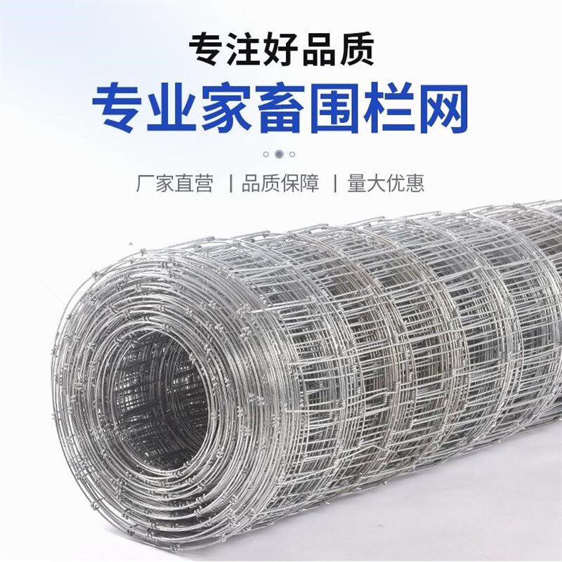 德国品质热镀锌铁丝网防锈围栏网拦牛羊养殖网牛栏网果园防护