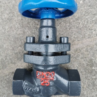 丝口柱塞阀 U11S-16 球墨铸铁25压力锅炉蒸汽专用柱塞阀DN15