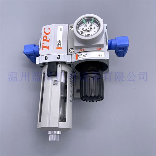 韩国TPC新款二联件PC2A-02G压力表内置中心气体处理器PC2B-02DG