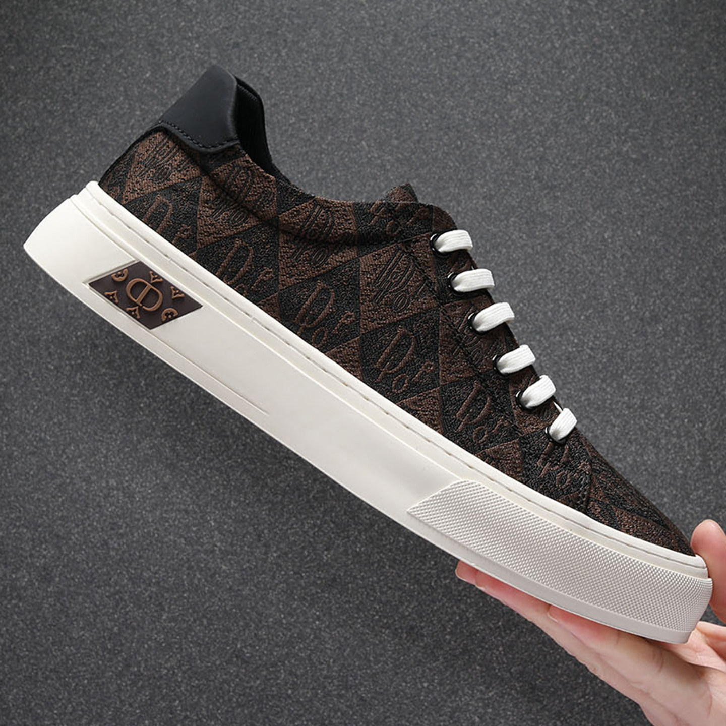 2026春季新款印花板鞋男软底休闲鞋百搭轻便低帮一脚蹬通勤风男鞋,流行男鞋,时尚休闲鞋,淘宝优惠券,粉丝福利购,淘宝优惠卷