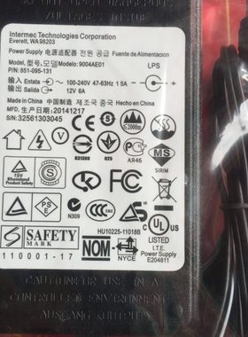 12V6A电源适配器9004AE01变压器线220V转12V72W功放刻录机