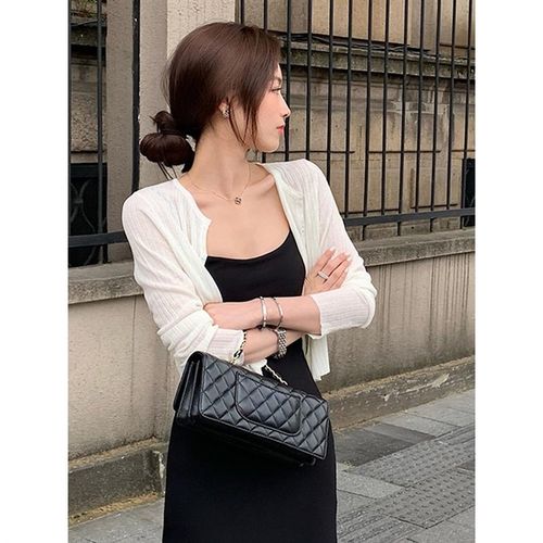 防晒开衫女夏季薄款配吊带裙外搭罩衫宽松百搭冰丝针织外套上衣