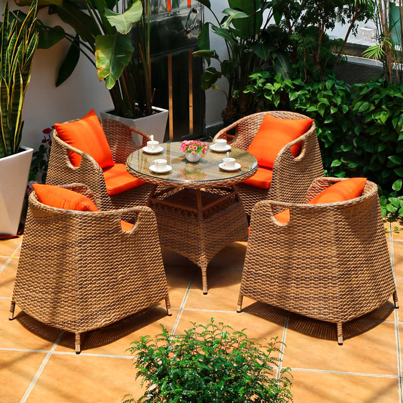 户外庭院圆桌室外别墅院子v休闲餐桌阳台藤椅三件套组合防水防晒,住宅家具,桌椅套件,淘宝优惠券,粉丝福利购,淘宝优惠卷