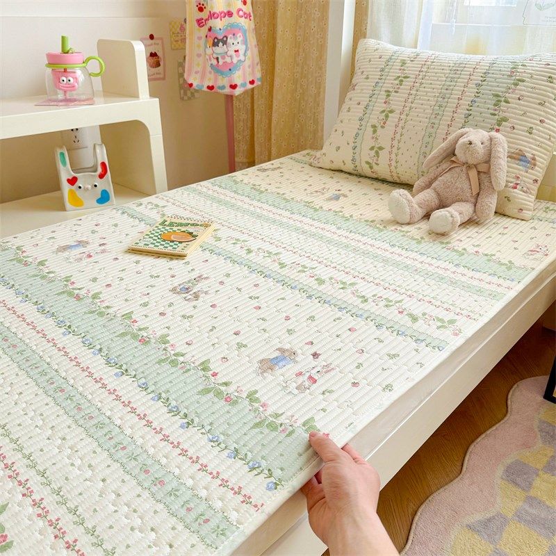 大学生宿舍专用90x190纯棉薄褥子E小床垫床单人午休防潮软垫子床,床上用品,床盖,淘宝优惠券,粉丝福利购,淘宝优惠卷