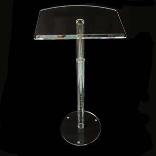 亚克力迎宾台升降讲台会议演讲台多媒体发言讲话司仪主持桌签约台