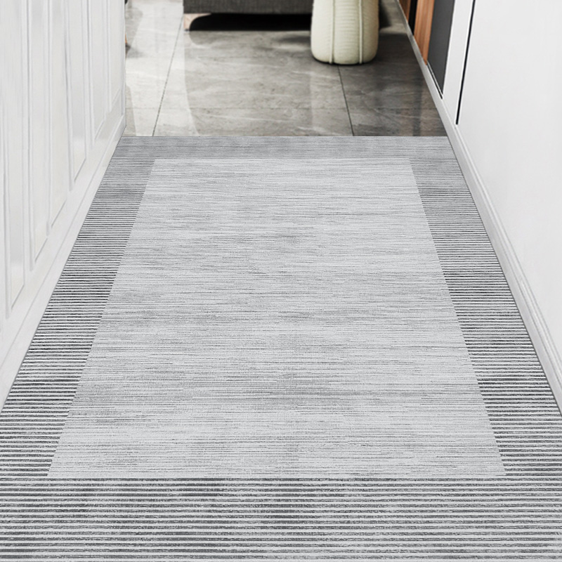 PVC b免洗入户门垫门口玄关地垫北欧轻奢家用地毯现代进门踩脚垫