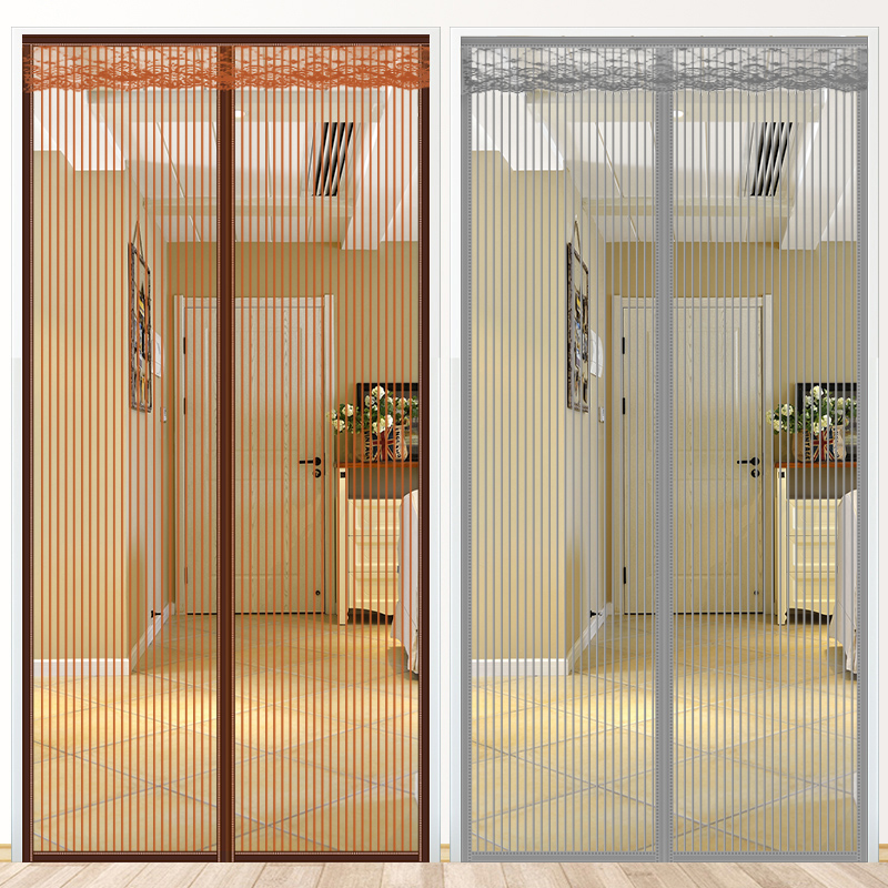 门帘防蚊家用防蝇夏季软纱门高档防蚊虫静音魔术贴厨房卧室试衣间