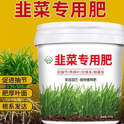 韭菜专用肥韭菜根旺株壮家庭韭菜苗种菜肥料花肥肥颗粒缓释肥种菜