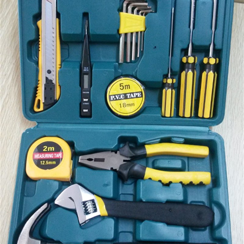 保险礼品 16件套车载维修工具包A 汽车应急工具箱组合套装汽车用