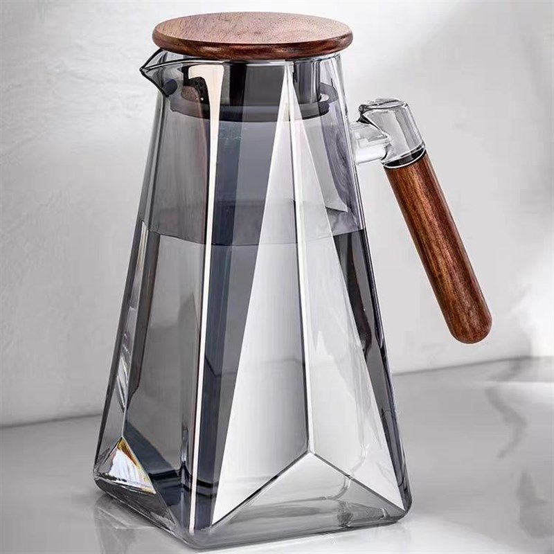 耐高温玻璃冷水壶家用大容量装凉C白开水壶泡茶壶客厅喝水杯子套,餐饮具,冷水壶,淘宝优惠券,粉丝福利购,淘宝优惠卷