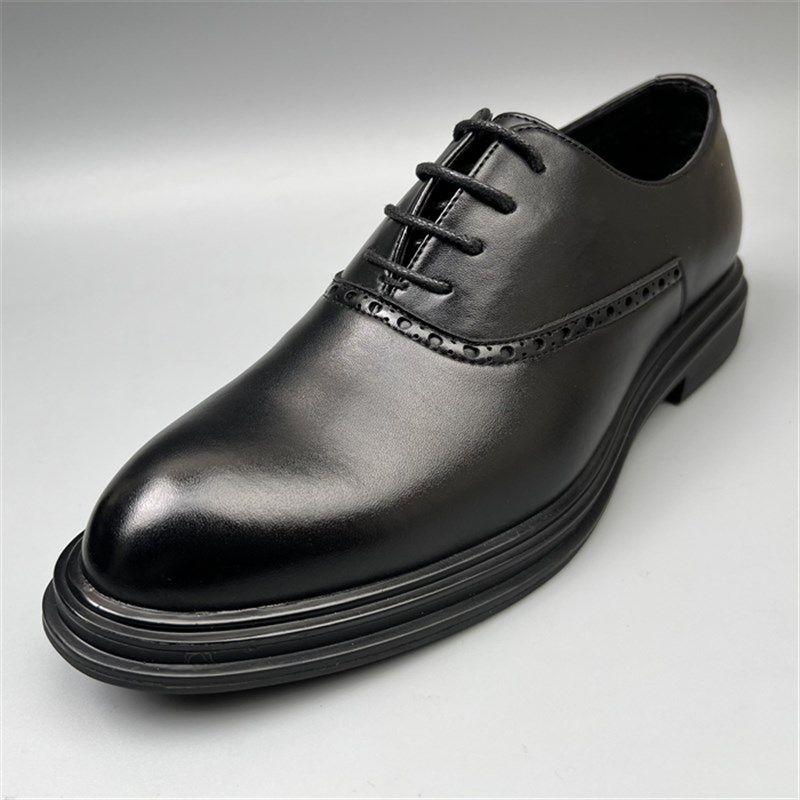 正品撤柜男鞋捡漏稀缺真皮男士商务正装皮棉鞋保暖加绒外贸西装鞋