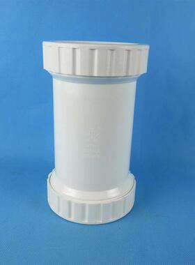 PVC双螺口无台阶伸缩节直接75 110 16J0排水排污下水Z管道直通接