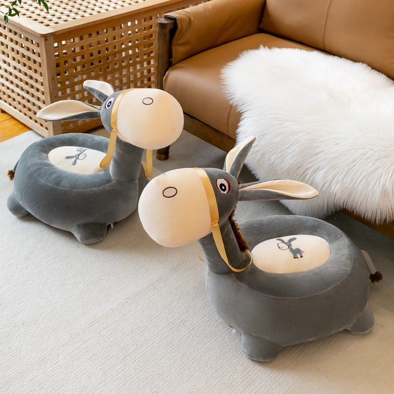 卡通毛驴沙发儿童k凳子创意可爱动物座椅大号玩具网红懒人男孩,住宅家具,儿童沙发,淘宝优惠券,粉丝福利购,淘宝优惠卷