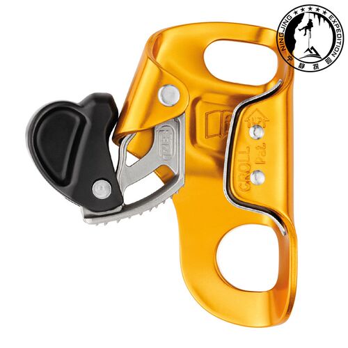 攀索PETZL CROLL L B16探洞救援大胸升胸式上升器跑绳上升器现货