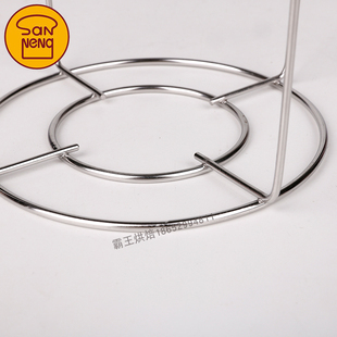 三能器具DIY烘焙工具SN4193SN4194不锈钢蛋糕叉(电解)冷却架倒扣