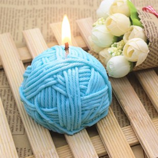 硅胶模具 香薰石膏摆件 C982毛线团香薰蜡烛模 手工肥皂模