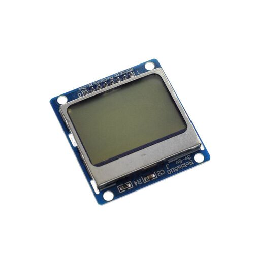 蓝色 单片机开发板用 5110屏 LCD液晶屏模块 兼容3310 LCD