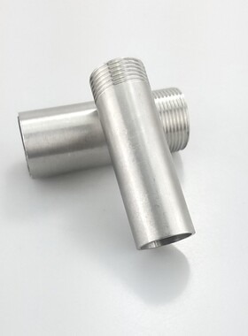 201/304不锈钢加长单头丝/15CM150MM水管接头/3分4分6分1寸2寸3寸
