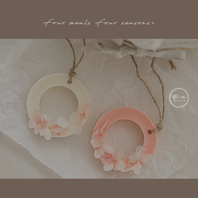 《许愿花》fourmeals原创仙气好看香挂衣柜香薰蜡烛片蜡牌伴手礼