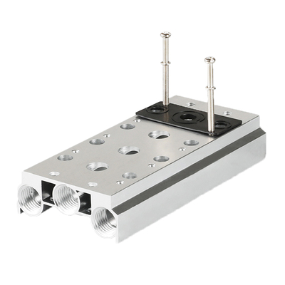 气动电磁阀100M底座汇流板200M/300M/400M-2F-3F-4F-5F-6F-7F-10F