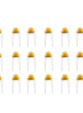 独石电容 103P 0.01UF 10NF 50V 脚距5.08MM 20% 电容器(30个)