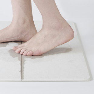 日本进口soil GEM系列硅藻土浴室脚垫地垫吸水防潮硅藻泥防滑垫