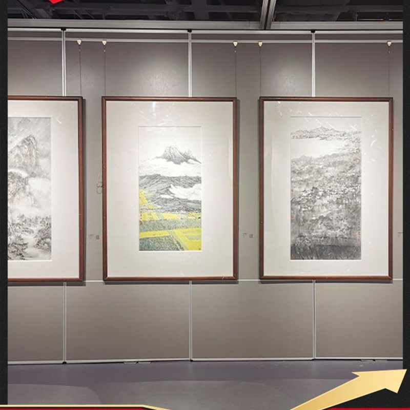 酒店活动隔断墙带门饭店包厢宴会厅推拉办公室隔音可折叠隔断屏风