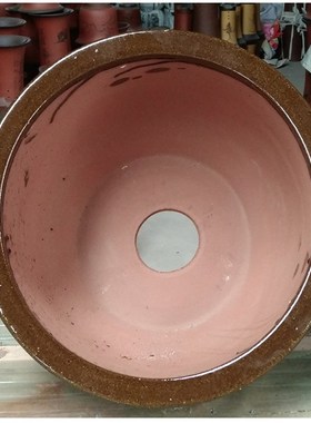 陶瓷龙缸大花盆50cm60cm80cm口径特大号花盆庭院落地种树铁树花盆