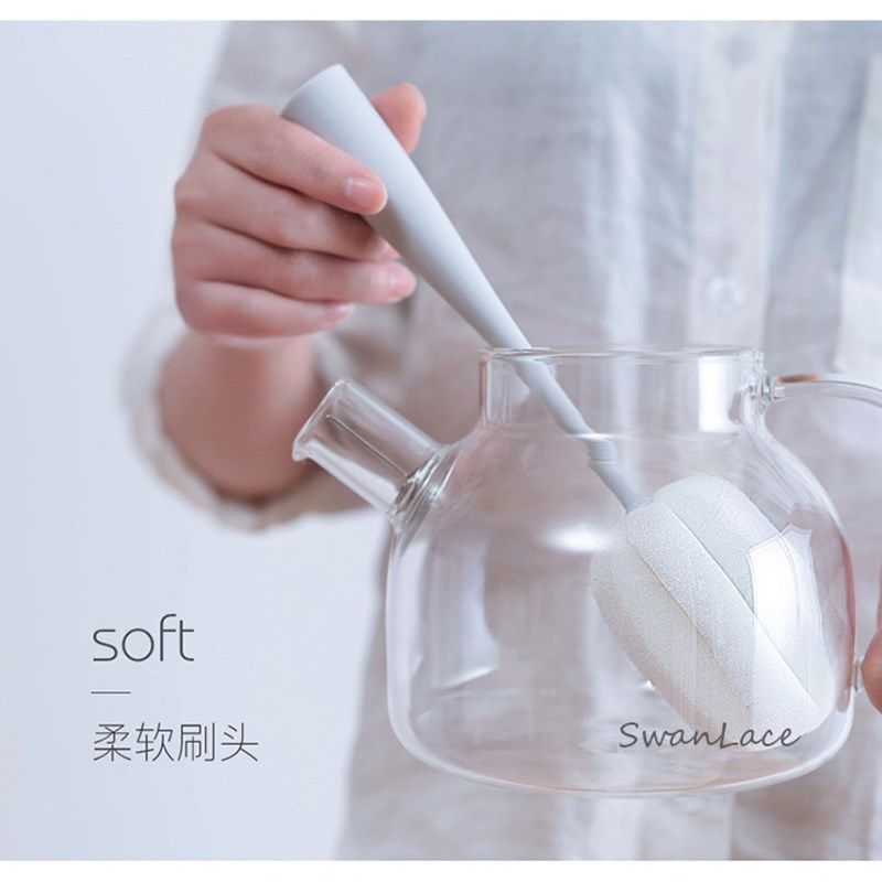 SwanLace好物 PP材质可站立彩色粗手柄软糯海绵长柄水瓶刷杯刷,纺织面料/辅料/配套,服装加工设备,淘宝优惠券,粉丝福利购,淘宝优惠卷