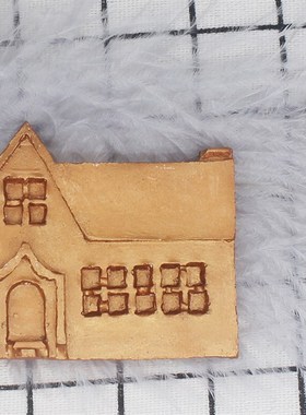 P1086城堡庄园硅胶模具 翻糖模 蛋糕装饰模 巧克力模 饼干模