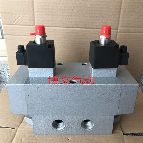 K35D2-25三位五通电控换向阀K35D2H-25电磁阀DN25 G1寸