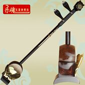 乐魂黑檀专业如意头豫剧板胡黑檀板胡专业演奏乐器送盒