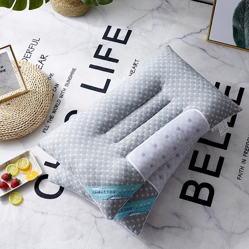 决明子枕头护颈椎单n人双人一对装家用助睡眠低枕护颈椎枕芯学生