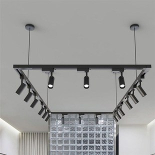 条家用吸顶超市婚纱店 30W导轨式 轨道灯led射灯服装 店铺商用明装