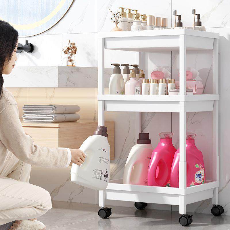 卫间生收置物落地式卧R8rS2bmm室浴室架洗手间夹架缝用品多层储物