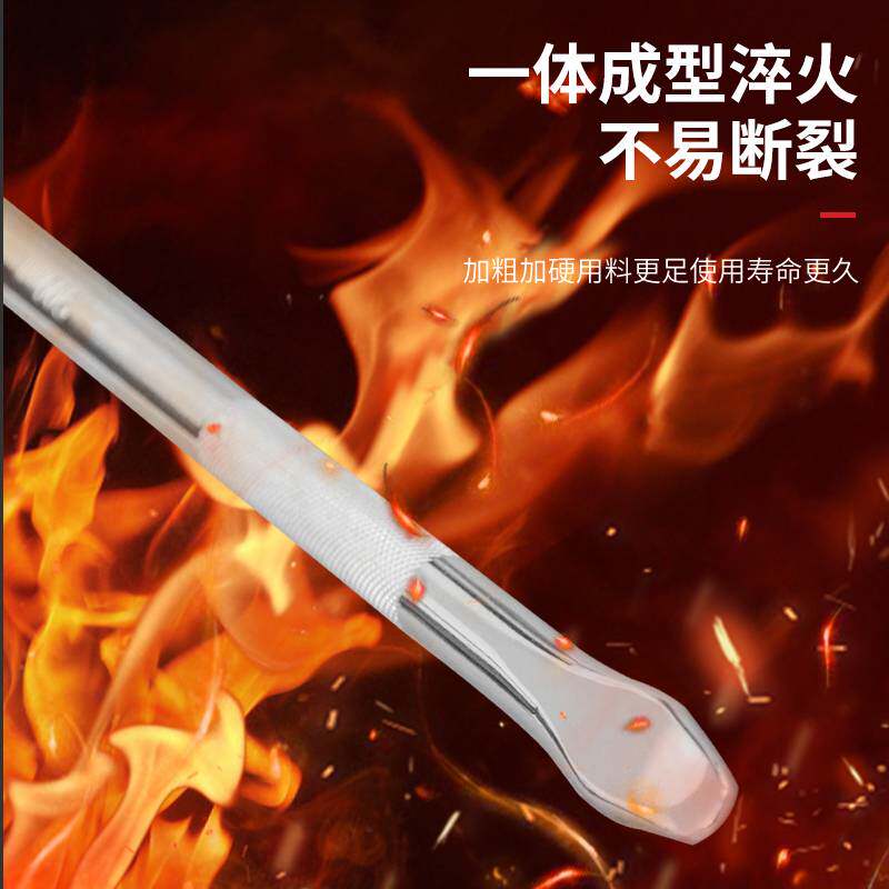 撬棍不锈钢车用撬棒特种钢车载撬杠紧绳器多功能加力杆工具工业级