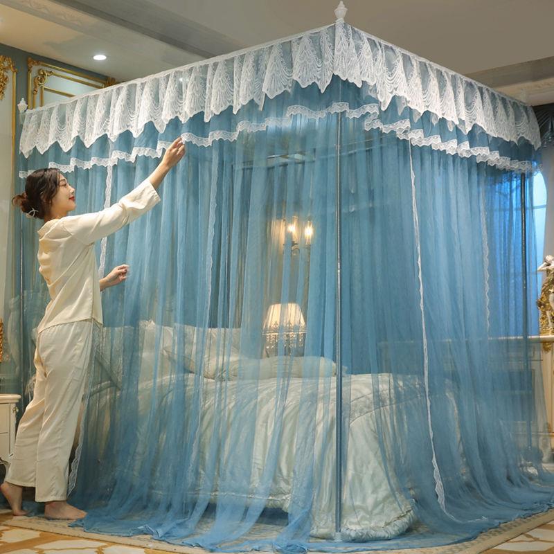 Lb蚊帐1.8米双人床家1用帐卧室加厚加密.5CyN8ynKh米1.章2m公主高