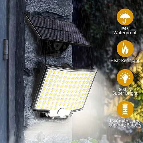 1PC 106LED Split Solar Light Outdoor Waterproof with Motion