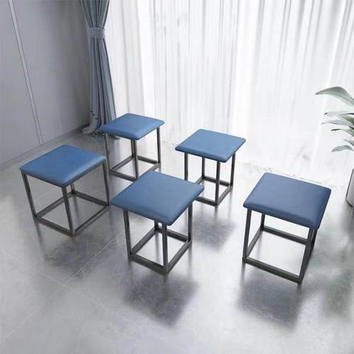 魔方组合椅子家用沙小矮凳万轮向厅茶几方956坐凳客折叠可叠放发