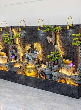 假山水喷泉BVA水循环装饰水幕墙流水墙流屏风水景盆招财宝造景摆